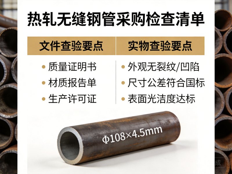 海东地区热轧无缝钢管采购指南:如何识别厂家资质与检验报告